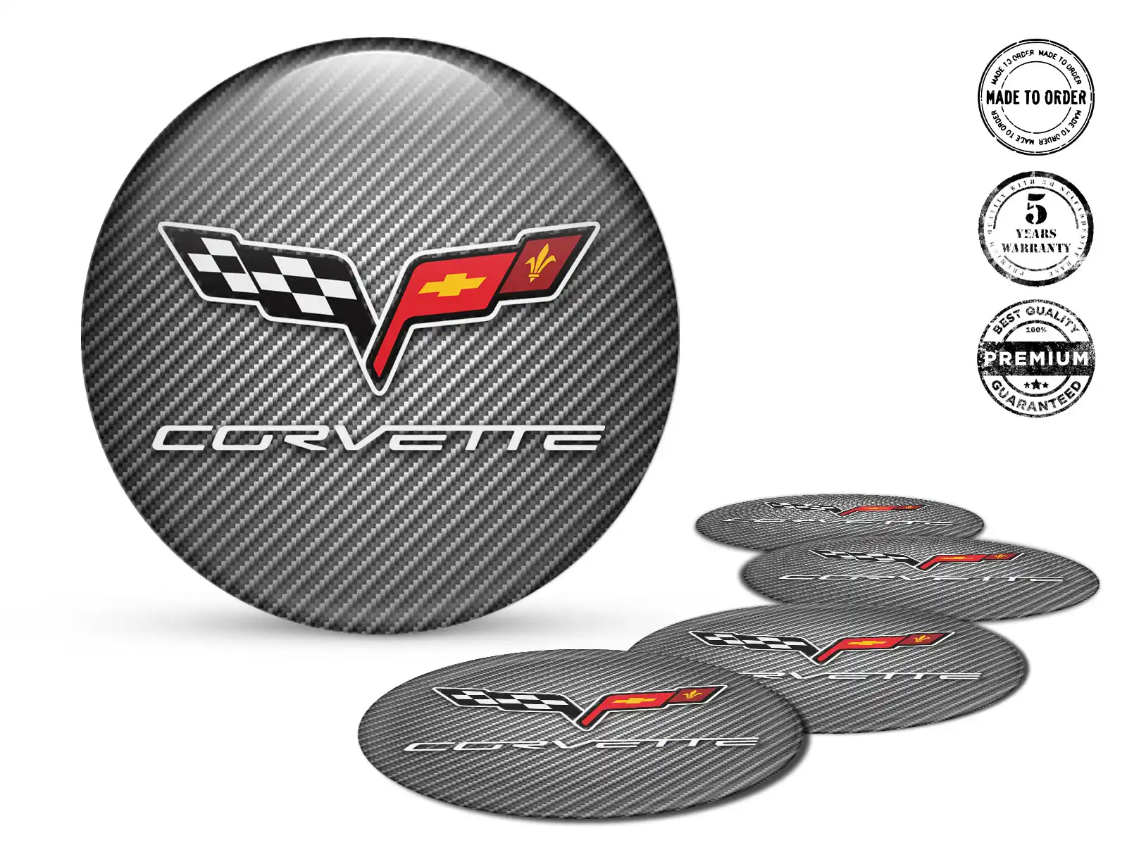 Chevrolet  Rademblem Stil Harz-Dome-Upgrade